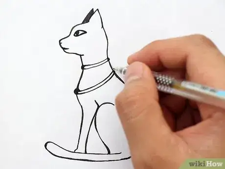 Image titled Draw Bastet in Cat Form Step 15