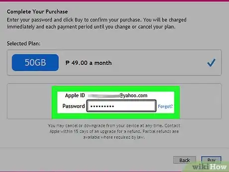 Image titled Change Your iCloud Storage Plan Step 24