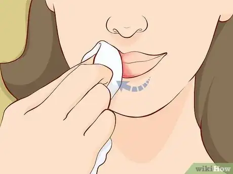 Image titled Get Red Lipstick Off Your Lips Step 2
