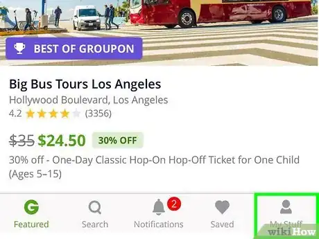 Image titled Change an Address on Groupon on iPhone or iPad Step 2