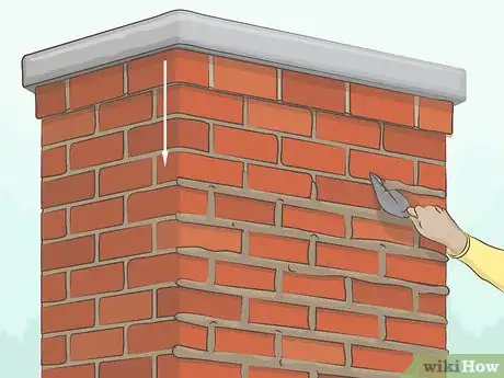 Image titled Fix Crumbling Chimney Mortar Step 10