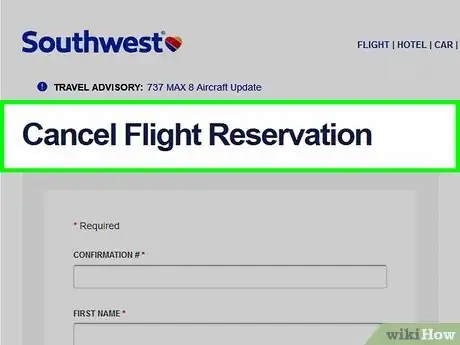 Image titled Cancel a Southwest Airlines Flight Step 2