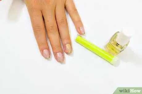 Image titled Do Metallic French Tips Step 10