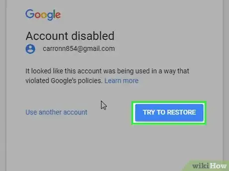 Image titled Recover a Disabled Gmail Account Step 3
