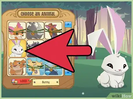 Image titled Get Adopted in the Pillow Room on Animal Jam Step 2