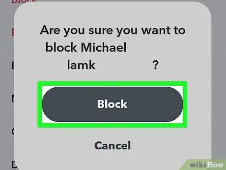 Image titled Block Someone on Snapchat Step 19