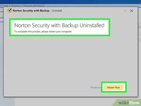 Image titled Uninstall Norton Antivirus Software Step 12