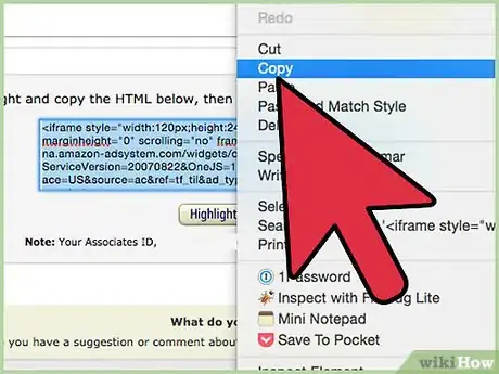 Image titled Put Amazon Ads On Your Blog Step 13