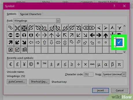 Image titled Add a Check Mark to a Word Document Step 6