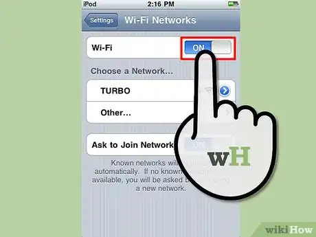 Image titled Get Internet on the iPod Touch Step 3
