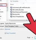 Create a Template in Microsoft Word 2007