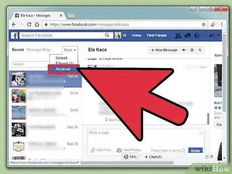 Image titled Delete Archived Messages on Facebook Step 15