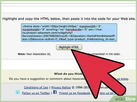 Image titled Put Amazon Ads On Your Blog Step 17