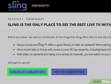 Image titled Cancel a Sling TV Subscription Step 3