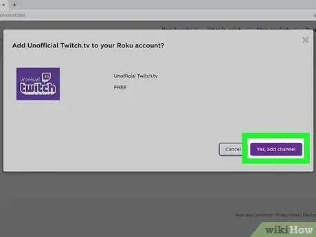 Image titled Get Twitch on Roku Step 6