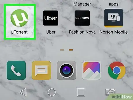 Image titled Increase Download Speed in uTorrent on Android Step 1