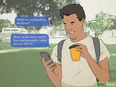 Image titled Get a Girl to Invest Through Text Step 1