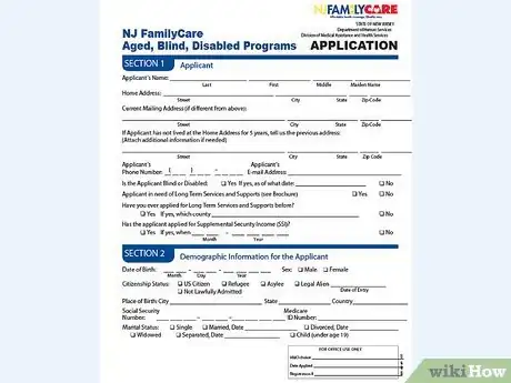 Image titled Apply for New Jersey Medicaid Step 04