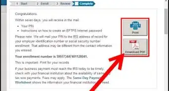Sign up for an EFTPS Account