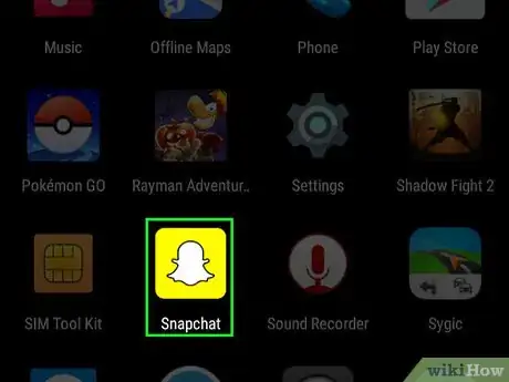 Image titled Share Snaps on Snapchat Step 1