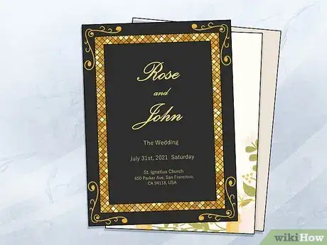 Image titled Make a Wedding Program Step 10