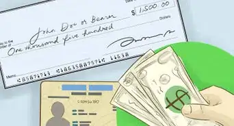 Sign over a Check