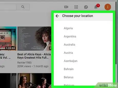 Image titled Change Your Country in YouTube Step 4