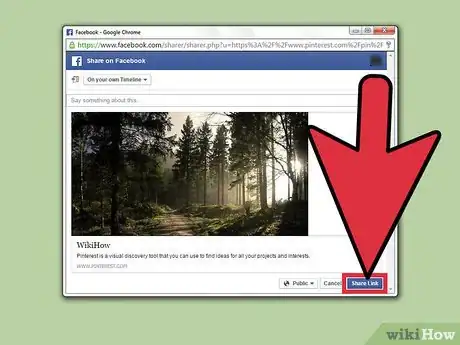 Image titled Pin from Pinterest to Facebook Step 7