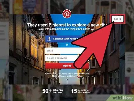 Image titled Pin from Pinterest to Facebook Step 1