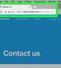 Contact Twitter
