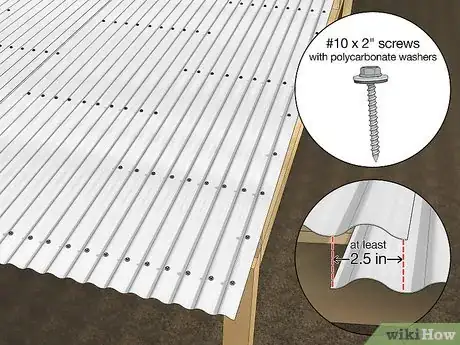 Image titled Install Corrugated Roofing Step 4