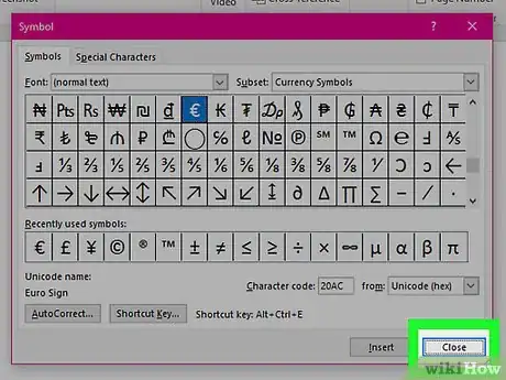 Image titled Insert Symbols in an MS Word Document Step 8