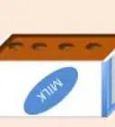 Use Cardboard Milk Containers for Seedlings