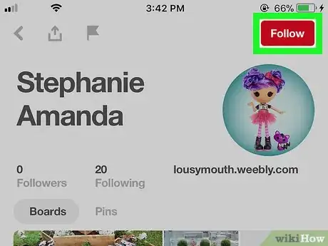 Image titled Add Friends on Pinterest on an iPhone or iPad Step 7