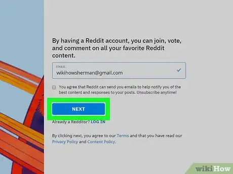Image titled Sign up for Reddit Step 4