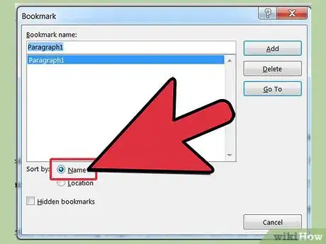 Image titled Add a Bookmark in Microsoft Word Step 10