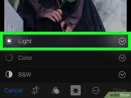 Image titled Adjust the Shadows of a Photo Using the iPhone Photos App Step 5