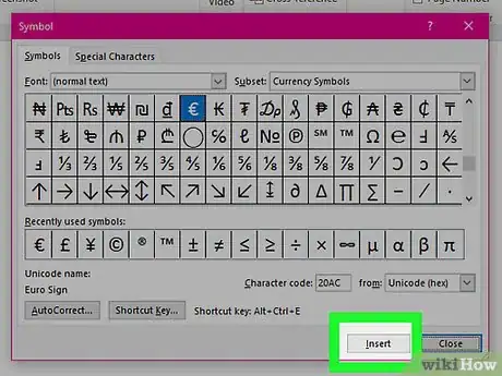 Image titled Insert Symbols in an MS Word Document Step 7
