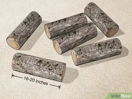 Image titled Split Hardwood Firewood Step 2