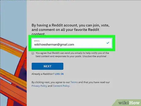 Image titled Sign up for Reddit Step 3