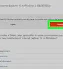 Uninstall Internet Explorer 11 for Windows 7