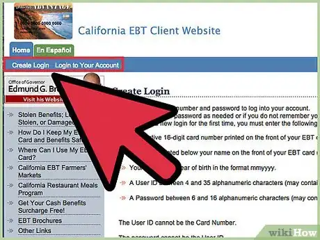 Image titled Check Food Stamp Balance Online Step 2