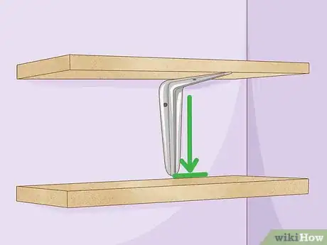 Image titled Reinforce a Sagging Shelf Step 4