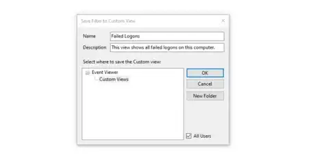 Image titled Event Viewer Create Custom View Name View.png