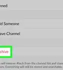 Delete a Channel on Slack