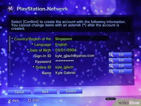 Image titled Make a Master Account on PS3 Step 19