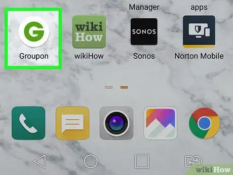 Image titled Delete a Groupon Account on Android Step 1