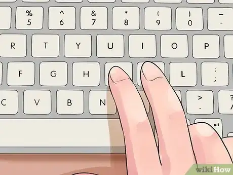 Image titled Put Your Hands on a Keyboard Step 7