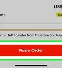 Change Tip on Doordash