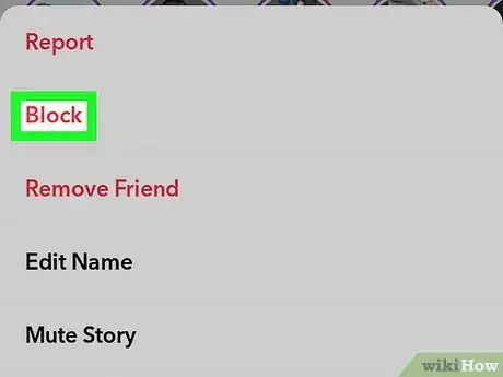Image titled Block Someone on Snapchat Step 18